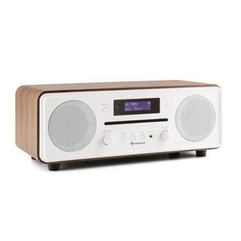 Настольный радиоприемник AUNA  CD DAB + FM радио CD  BT(цвет орех)